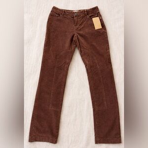 Coldwater Creek Chocolate Velour Pants City Fit